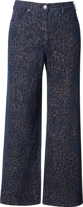 Actual product image Ulla Popken Leopard Print Stretch Fit Jeans (42)