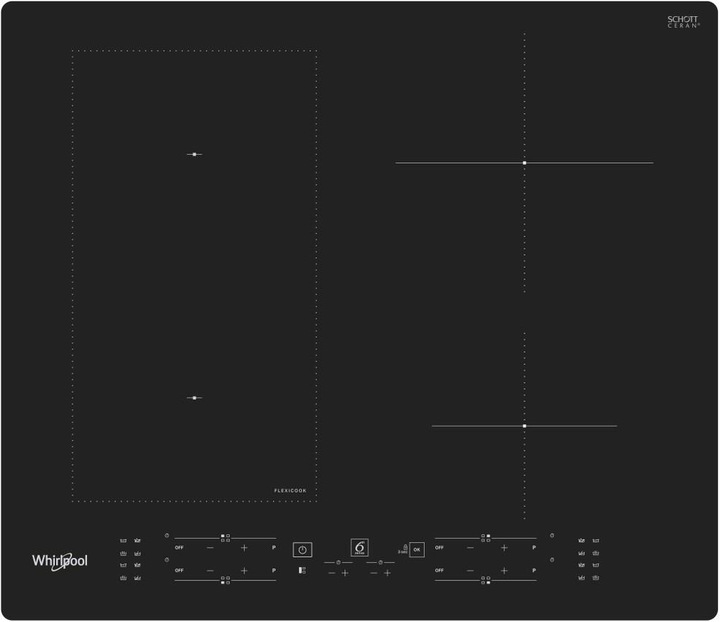 Actual product image Whirlpool Induction hob WL B8160 NE