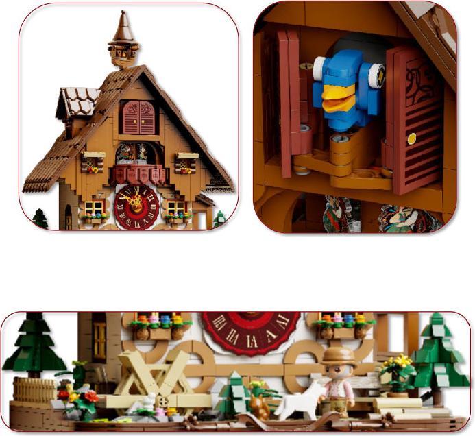 Actual product image Pantasy Retro Cuckoo Clock