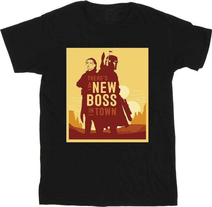 Produktbild Star Wars The Book Of Boba Fett New Boss Sun Silhouette TShirt (S)