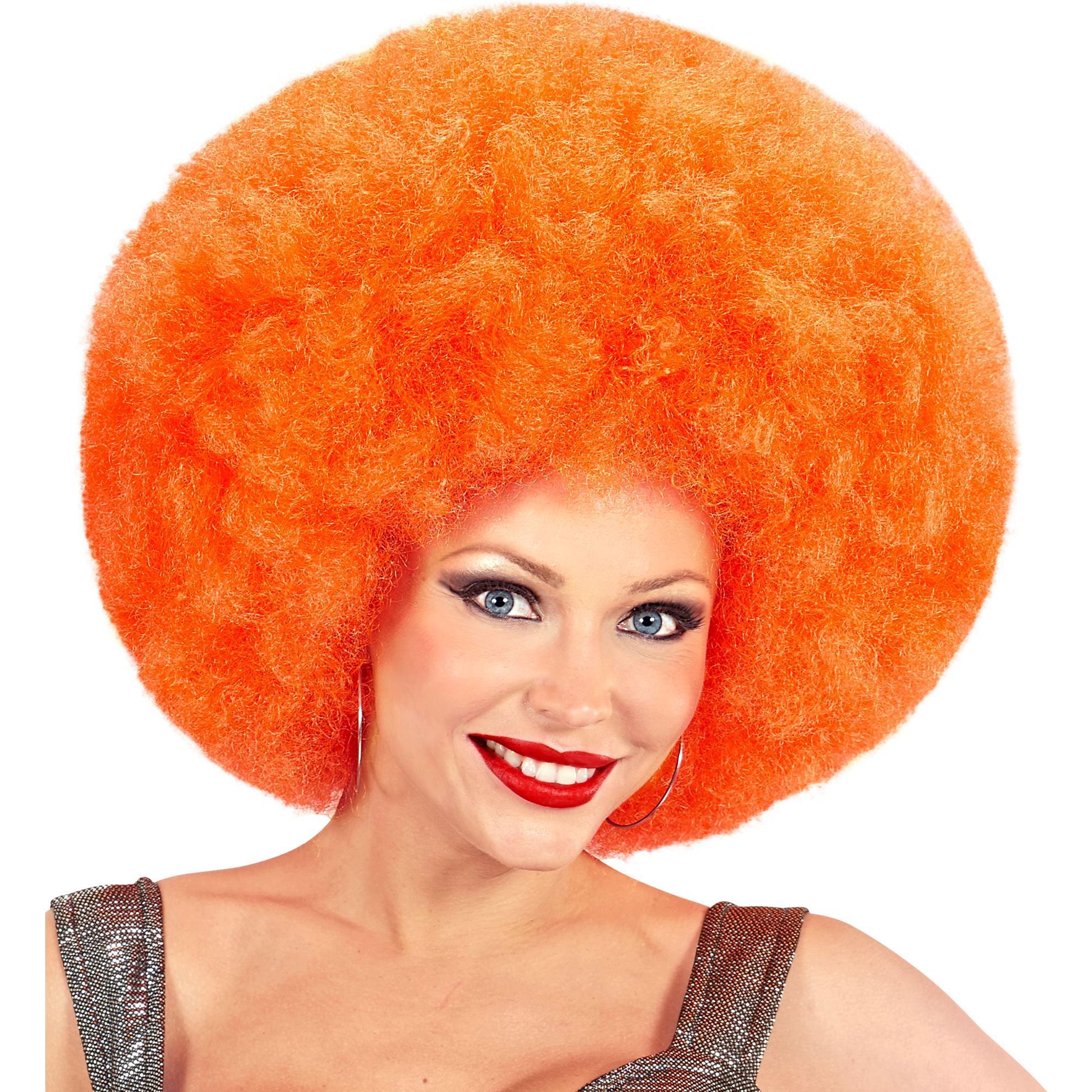 Widmann Perücke orange extravolume