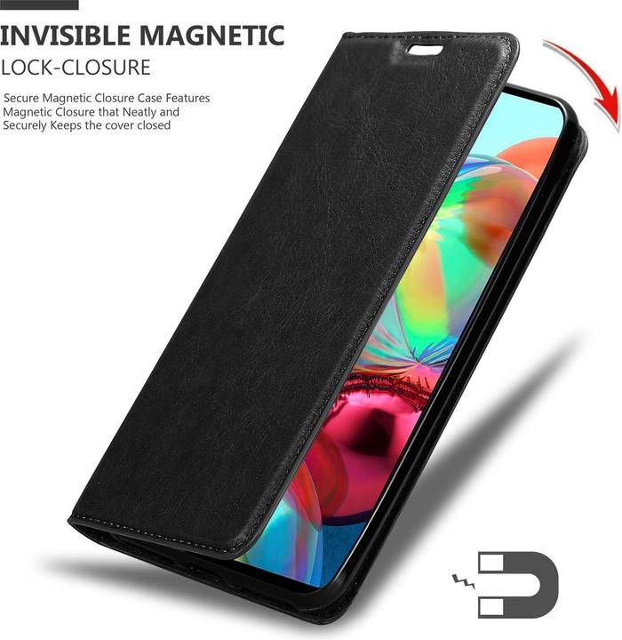 Actual product image Cadorabo Book Invisible Magnet Cover (Samsung Galaxy A72 5G)