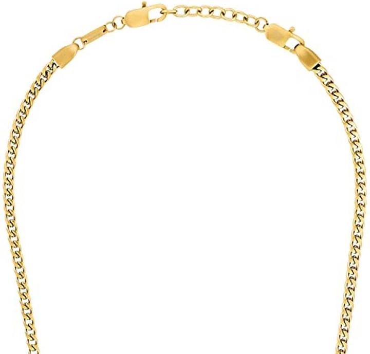 Immagine prodotto S.Oliver Collana da uomo, acciaio inox IP oro (Acciaio inossidabile, 50 cm)