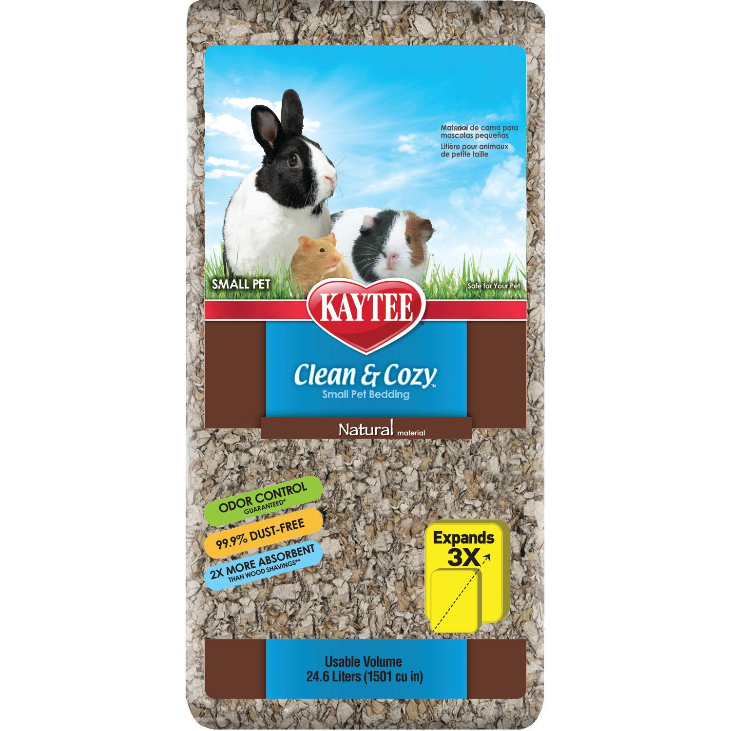 Comparer les prix de Kaytee Clean & Cozy Natural 24,6 L (Copeaux), Litière