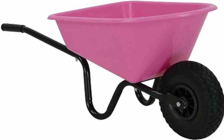 Image du produit FORT Brouette pour enfants 20 l rose montée avec roue PU
