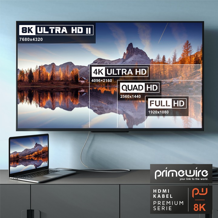 Produktbild Primewire HDMI (Typ A) — HDMI (Typ A) (5 m, HDMI)