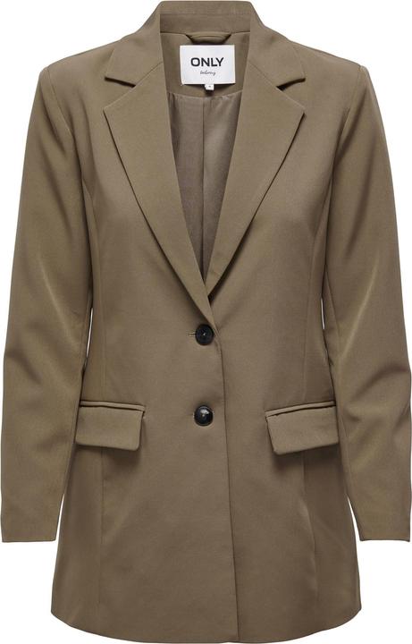 Only Blazer con collo a revers dal taglio lungo