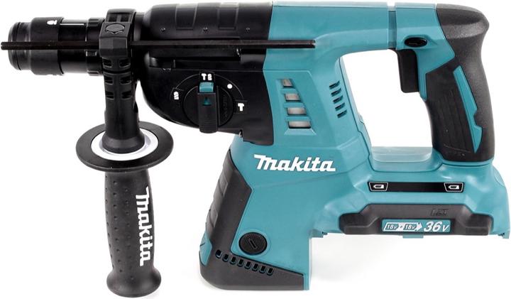 Productafbeelding Makita DHR CTJ Snoerloze hamerboormachine 36 V ( 2x 18 V ) 3.0 J SDS-plus + 2x oplaadbare batterij 5.0 Ah