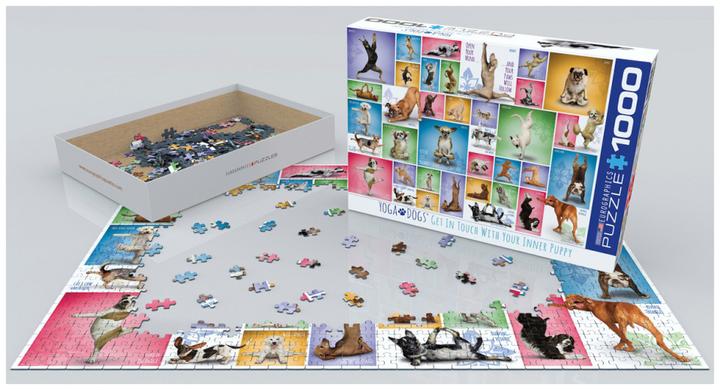 Productafbeelding Eurographics Yoga honden (1000 onderdelen)