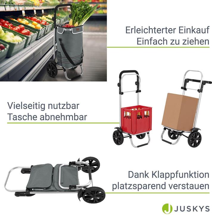 Produktbild Juskys 3in1 Einkaufstrolley