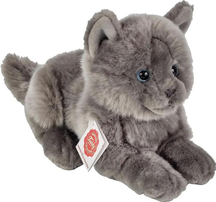 Image du produit Teddy Hermann Chartreuse chat couché (15 cm)