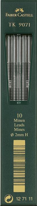 Produktbild Faber-Castell Minen TK-9071 2mm H (2 mm, H, 10 x)