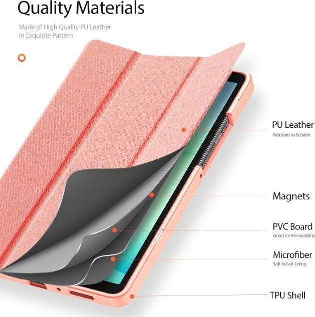Produktbild DUCIS Samsung Galaxy Tab A9 / Galaxy Tab A11 Cover - Pink (Samsung Galaxy Tab A11, Samsung Galaxy Tab A9)