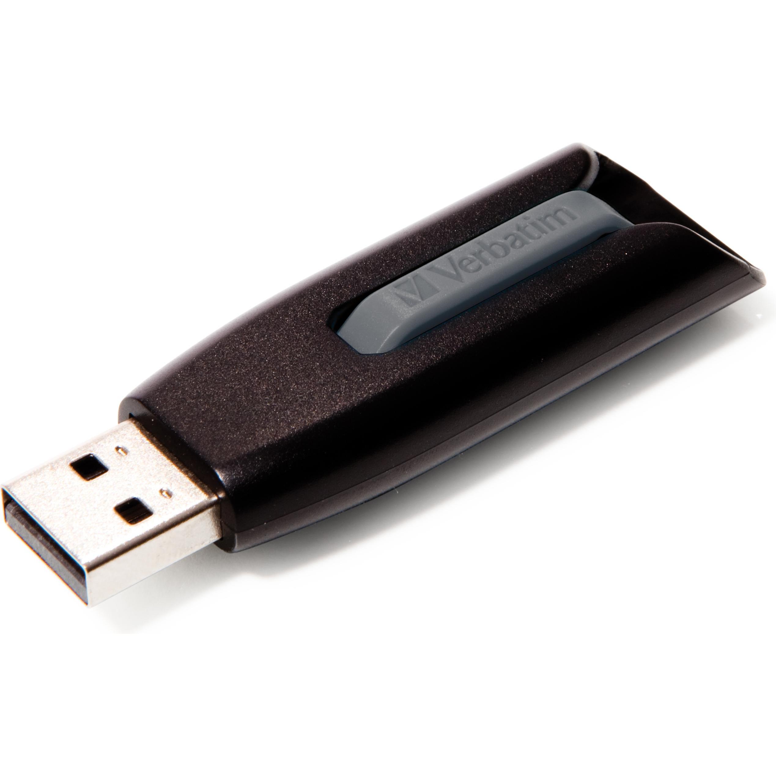 Verbatim Store n Go V3 (16 GB, USB-A, USB 3.0), USB Stick, Schwarz