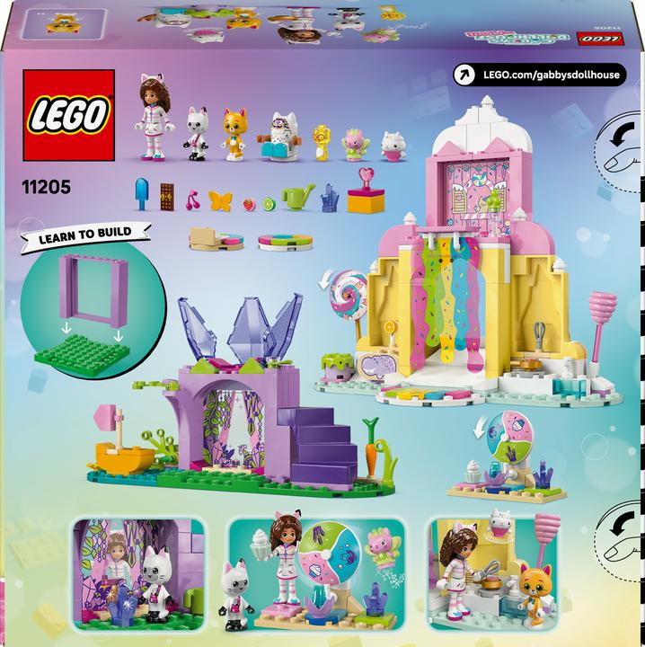Actual product image LEGO Sugar icing mountains and kitten garden (11205, LEGO Gabby's Dollhouse)