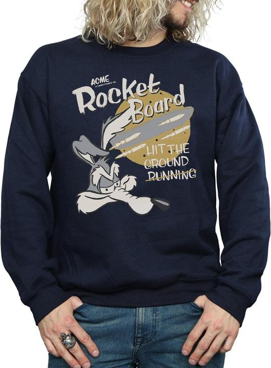 Immagine prodotto Looney Tunes Wile E Coyote Rocket Board Felpa Uomo (M)