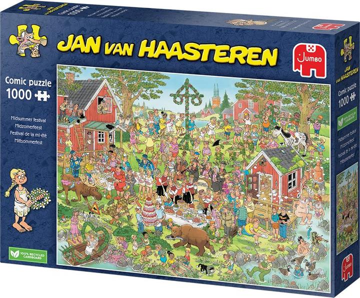 Produktbild Jumbo Jan Van Haasteren - Mittsommerfestival - 1000 Teile (1000 Teile)