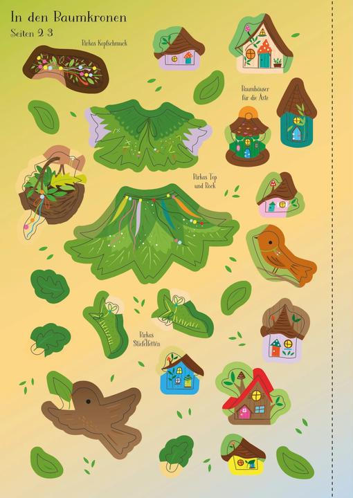 Immagine prodotto Il mio primo libro di adesivi di bambole da vestire: Birka, la piccola fata degli alberi
