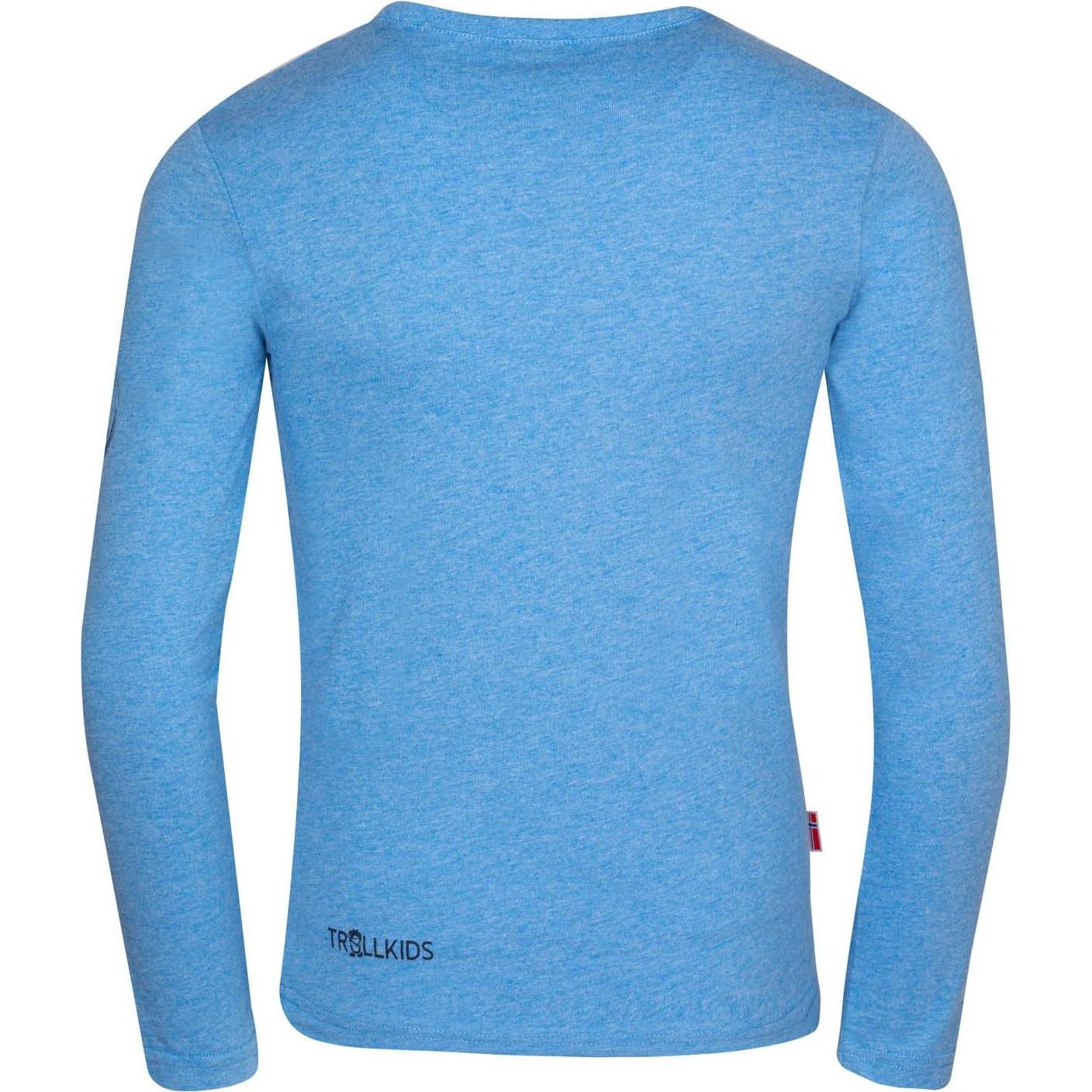 Thumbnail - Trollkids, Unisex, Pullover, Oslo Longsleeve, Blau, (104)