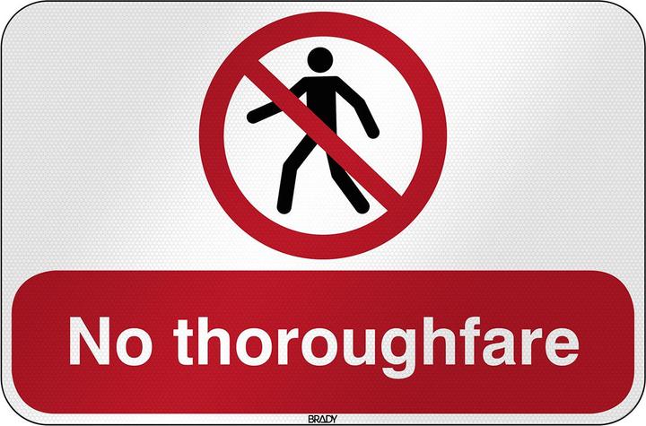 Produktbild Brady ISO Safety Sign - No