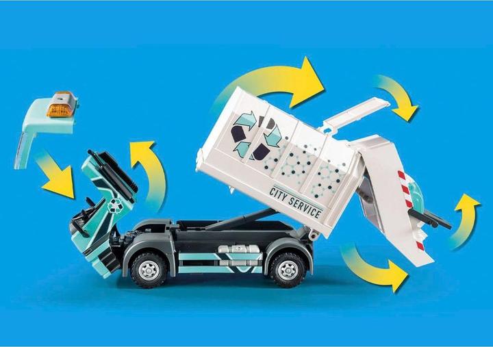 Immagine prodotto Playmobil 70885 Camion dei rifiuti con luce lampeggiante (70885, Playmobil City Life)