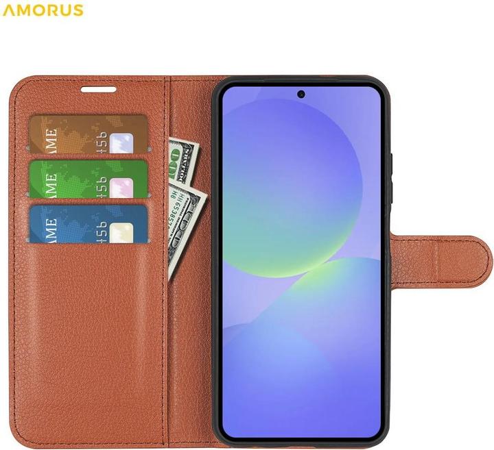 Actual product image Cover-Discount Galaxy A37 - Leder Etui Hülle (Samsung Galaxy A37)
