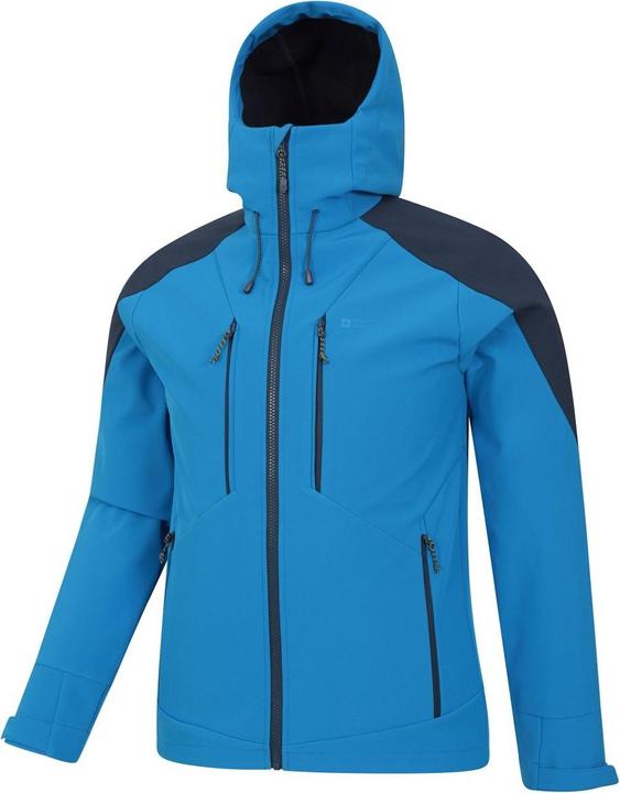 Actual product image Mountain Warehouse Mens Radius Recycled Soft Shell Jacket (M)