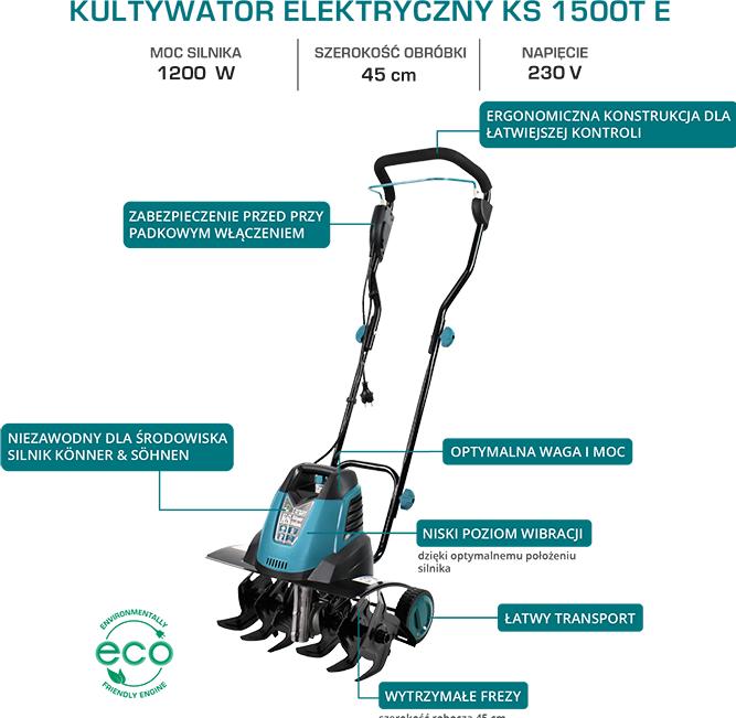 Produktbild Könner & Söhnen Kultivatorius KS 1500T E