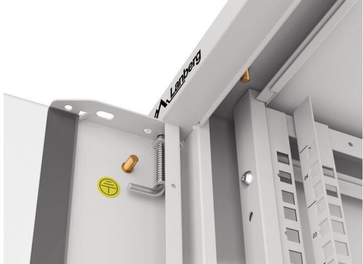 Immagine prodotto Lanberg Szafa Instalacyjna Rack Wisząca 19 4u 600 Szara Drzwi Szklane (Złożona) (Rack da 19 pollici)