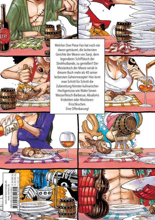 Productafbeelding One Piece – Sanjis leckere Piratenrezepte (Duits, Eiichiro Oda, 2020)