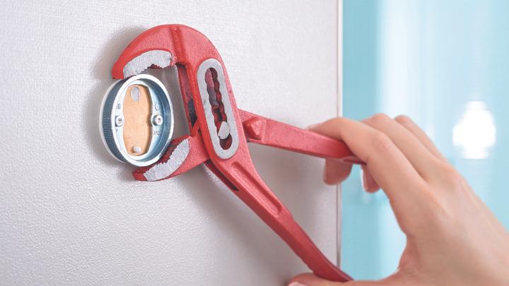 Immagine prodotto tesa Barra porta asciugamani da bagno KLAAM a due bracci