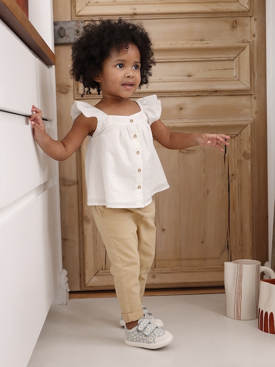 Actual product image Vertbaudet Festliche Baby Bluse aus Baumwoll-Voile (74)
