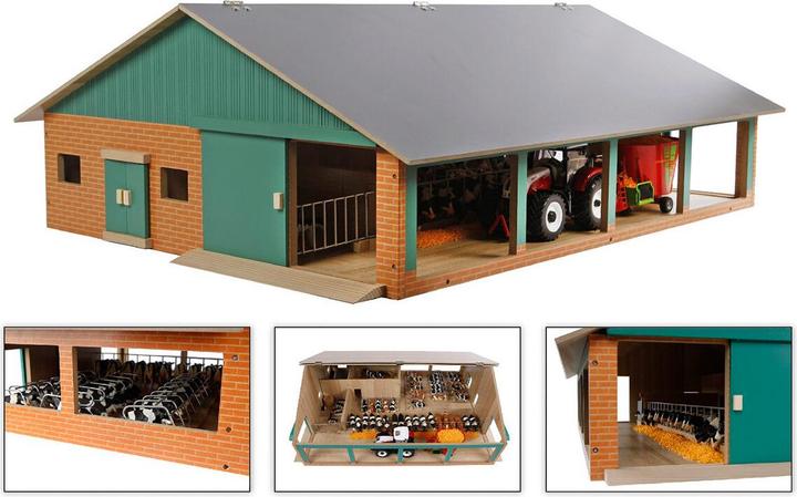 Sombo Ligbox Stevig Hout met Melkstel 1:32