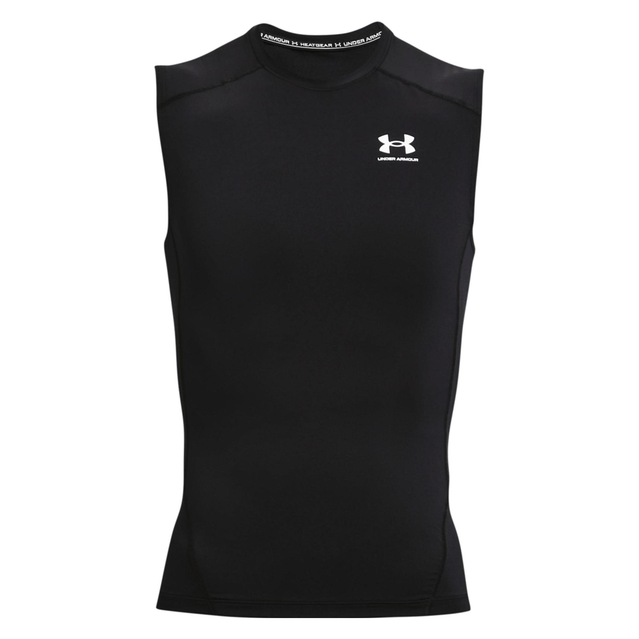 Under Armour, Herren, Sportshirt, HeatGear Compression Tanktop (Xxl), Schwarz, Xxl