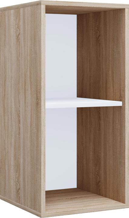 Image du produit VCM Armoire de bureau en bois Étagère à dossiers Lona l 2 compartiments (35 x 37 x 74 cm)