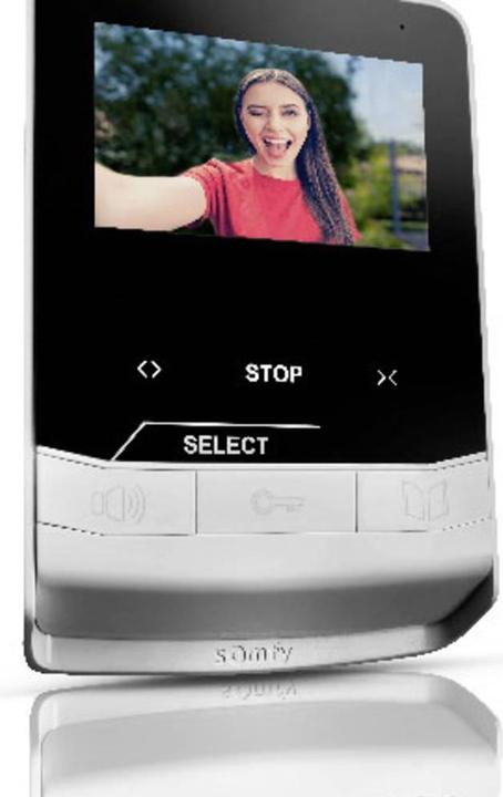 Actual product image somfy 1870536 Video door phone indoor unit