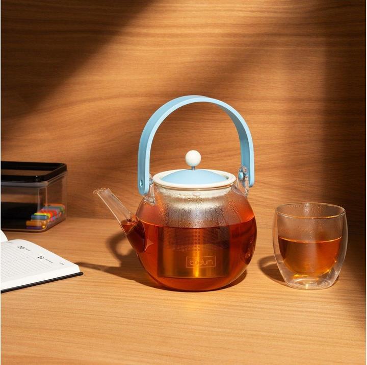 Produktbild Bodum Teebereiter mit Edelstahlfilter und Bambus Henkel (1 l)