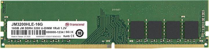 Actual product image Transcend JetRAM DDR4 (1 x 16GB, 3200 MHz, DDR4-RAM, DIMM)