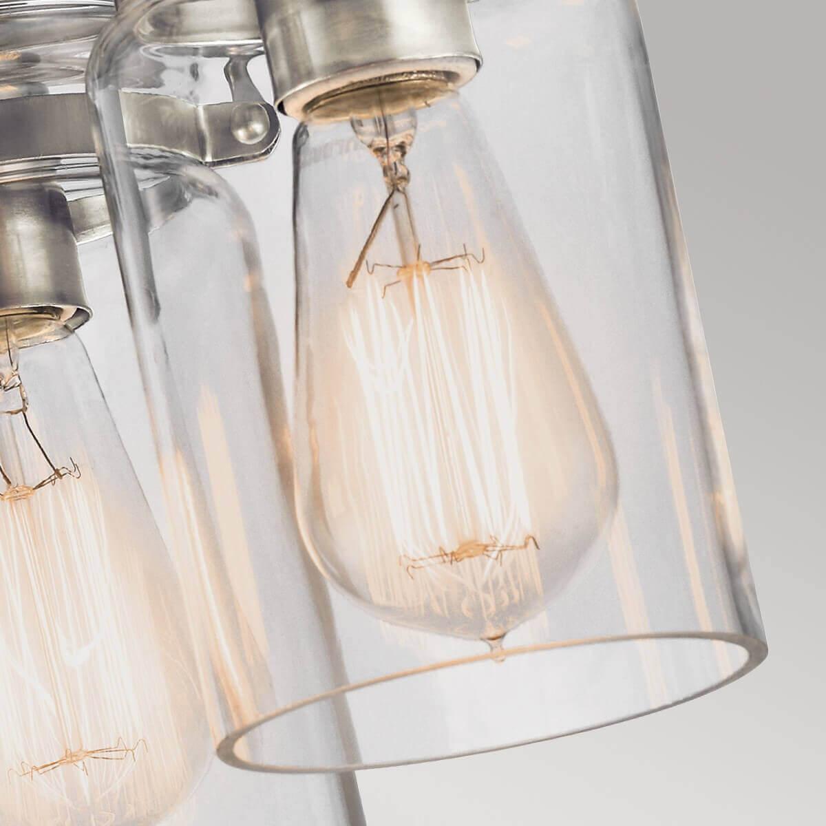 Thumbnail - Elstead Lighting, Wandleuchte + Deckenleuchte, Brinley Deckenleuchte E27 3-fach Nickel gebürstet (E27)