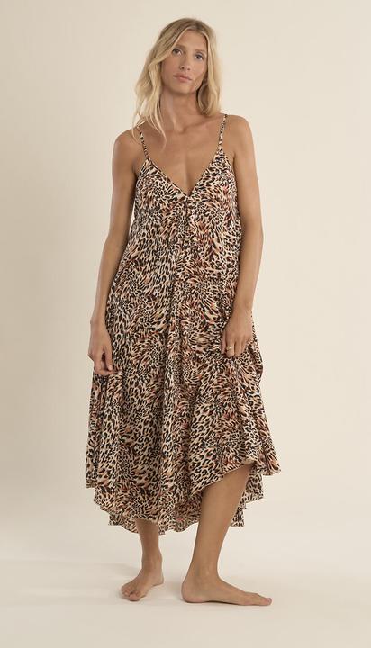 Image du produit Molly Bracken Langes Kleid mit Trägern (M)