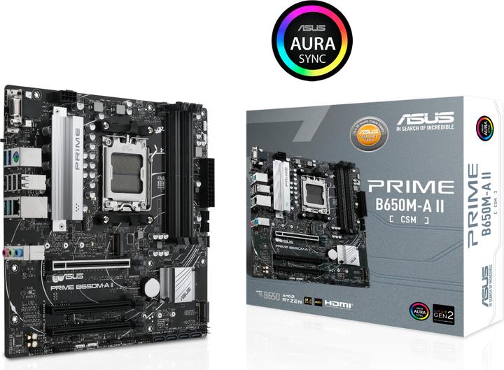 Produktbild ASUS PRIME B650M-A II-CSM (AM5, AMD B650, mATX)