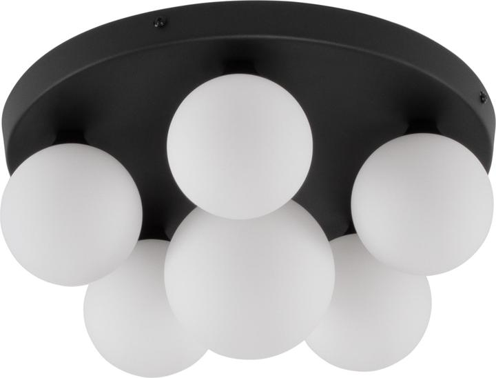 Actual product image Nova Luce EDEM ceiling light G9 6-fold black 17x35cm dimmable 9080129 (G9)