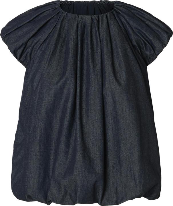 Image du produit Selected Femme Denim Oberteil mit Puffärmeln (34)