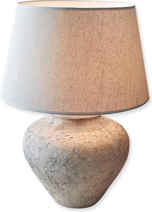 Image du produit Loberon Lampe de table Bandol gris/crème (E27)