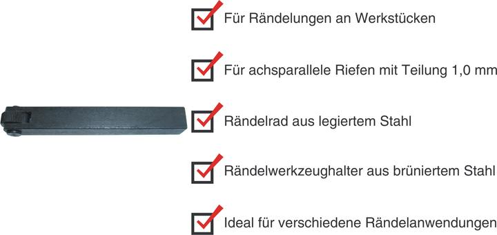 Image du produit Paulimot Rändelwerkzeug mit einem Rad