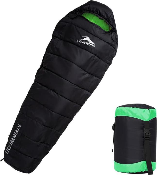Lestra Alaska Original slaapzak, uniseks, zwart, 220 x 80 cm