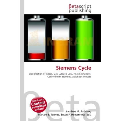 Siemens Cycle, Fachbücher von Lambert M. Surhone, Miriam T. Timpledon, Susan F. Marseken