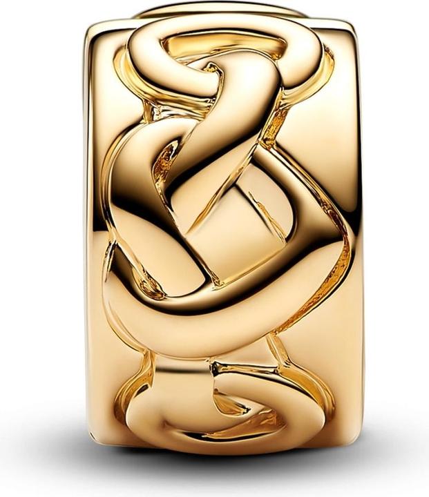 Immagine prodotto Pandora Moments Clip a cuore annodato placcato oro (Dorato, Metallo)
