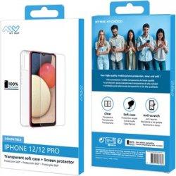 Produktbild My Way Myway Starter Pack Coque Souple + Verre Trempe Iphone 12/12 Pro (Apple iPhone 12, Apple iPhone 12 Pro)