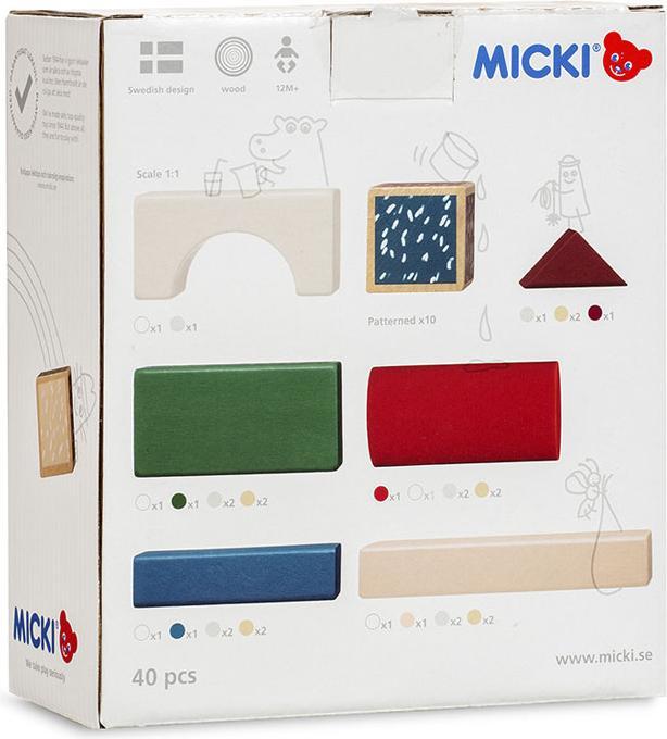 Image du produit Micki 40 blocs de construction